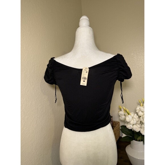 GARAGE Black crop top Size L - Picture 4 of 11